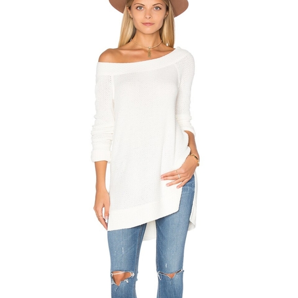 Free People Tops - Free People Kate thermal Ivory NWT